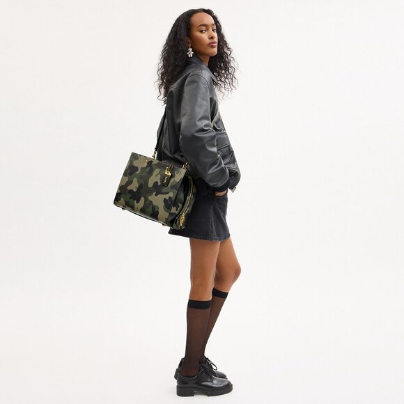 Coach Rogue Bag With Camo Print Purses - Picture 6 of 10